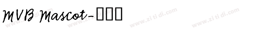 MVB Mascot字体转换